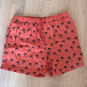 Southern Tide swim shorts with netting.